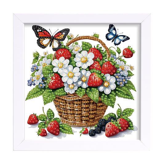 Butterfly Bouquet - Special Shaped Drill Diamond Painting 15*15CM