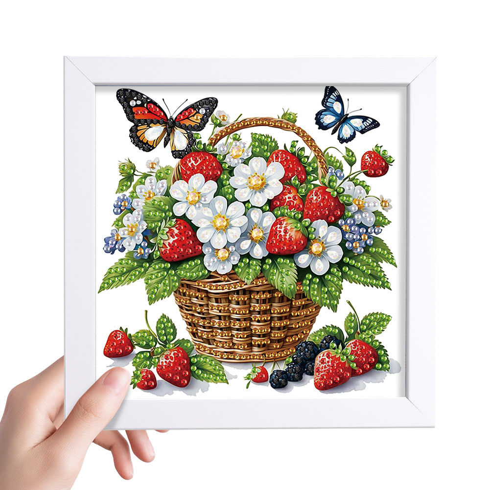 Butterfly Bouquet - Special Shaped Drill Diamond Painting 15*15CM