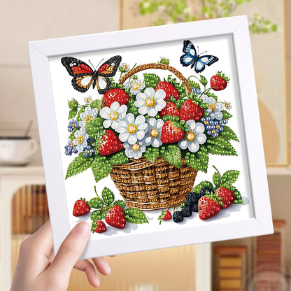 Butterfly Bouquet - Special Shaped Drill Diamond Painting 15*15CM