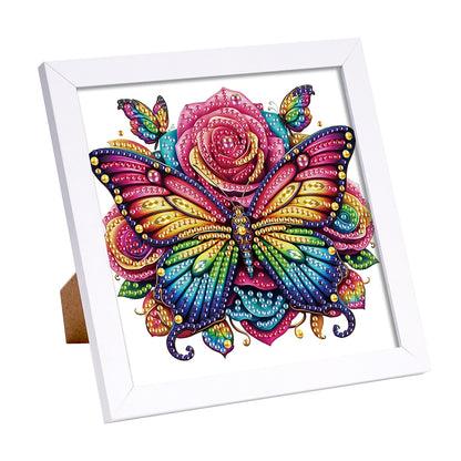 Butterfly Bouquet - Special Shaped Drill Diamond Painting 15*15CM