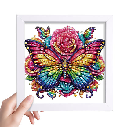 Butterfly Bouquet - Special Shaped Drill Diamond Painting 15*15CM