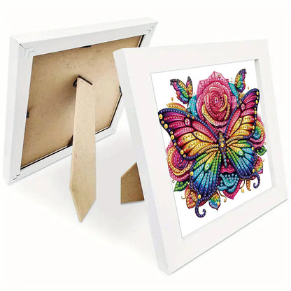 Butterfly Bouquet - Special Shaped Drill Diamond Painting 15*15CM