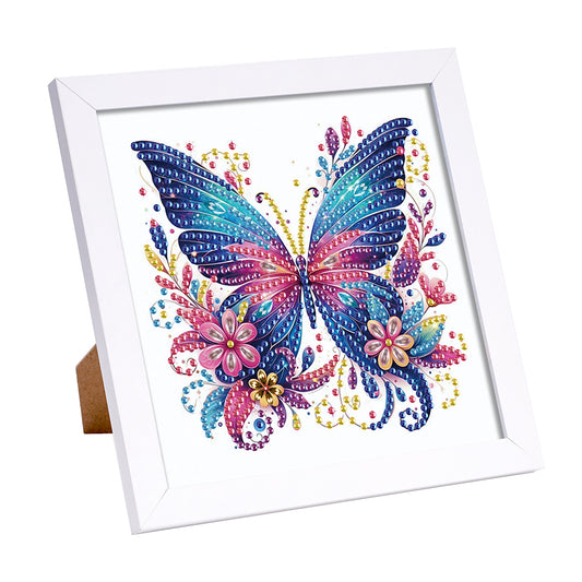 Butterfly Bouquet - Special Shaped Drill Diamond Painting 15*15CM