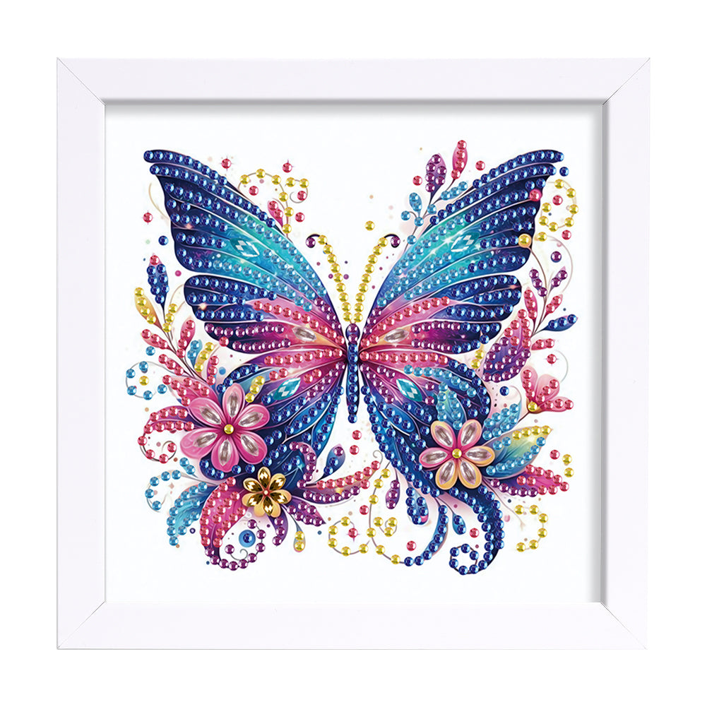 Butterfly Bouquet - Special Shaped Drill Diamond Painting 15*15CM