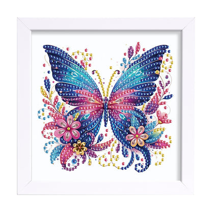 Butterfly Bouquet - Special Shaped Drill Diamond Painting 15*15CM