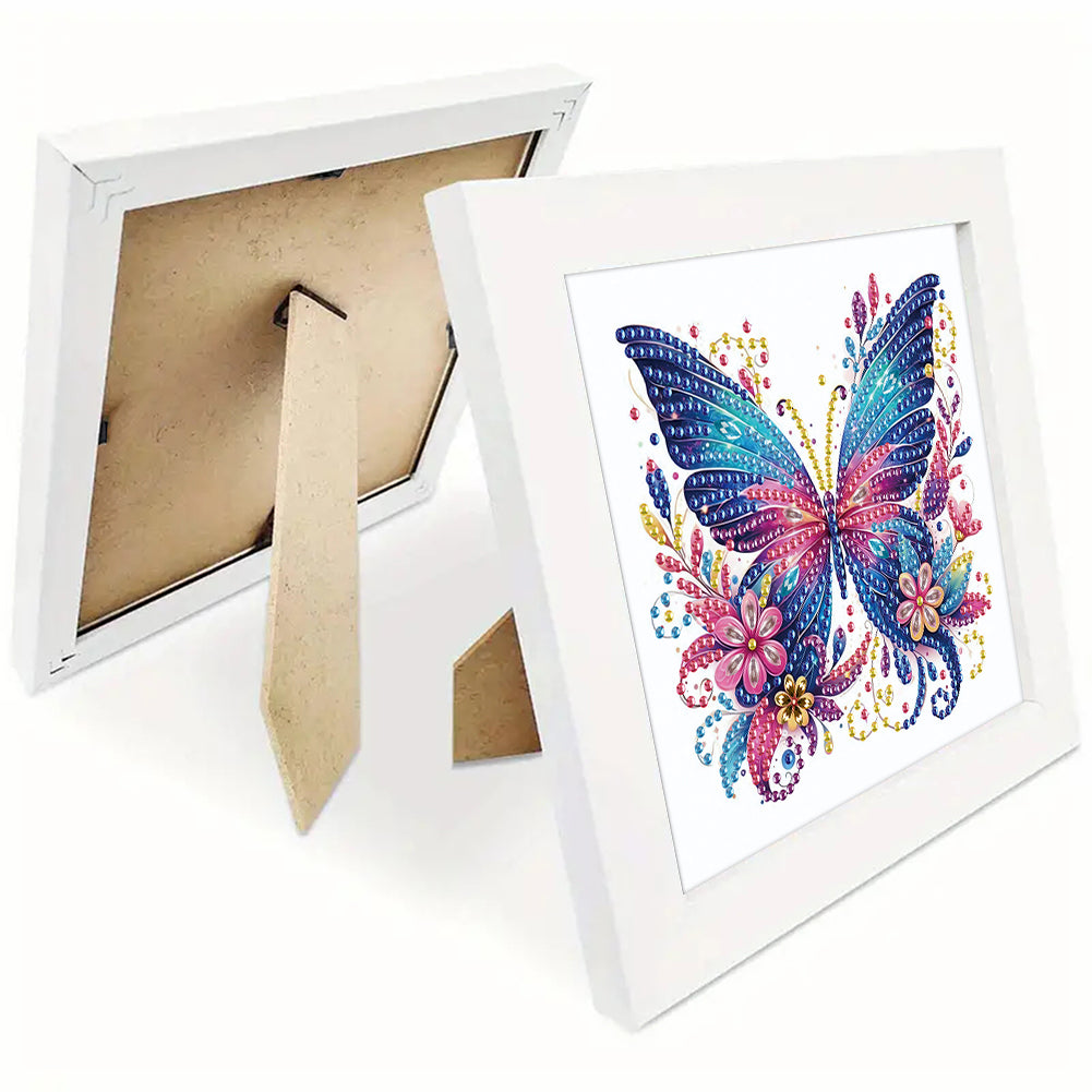 Butterfly Bouquet - Special Shaped Drill Diamond Painting 15*15CM