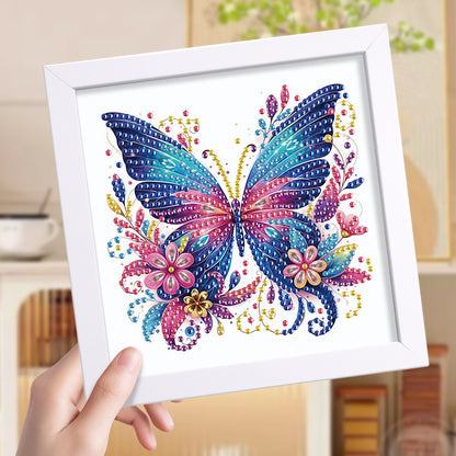 Butterfly Bouquet - Special Shaped Drill Diamond Painting 15*15CM