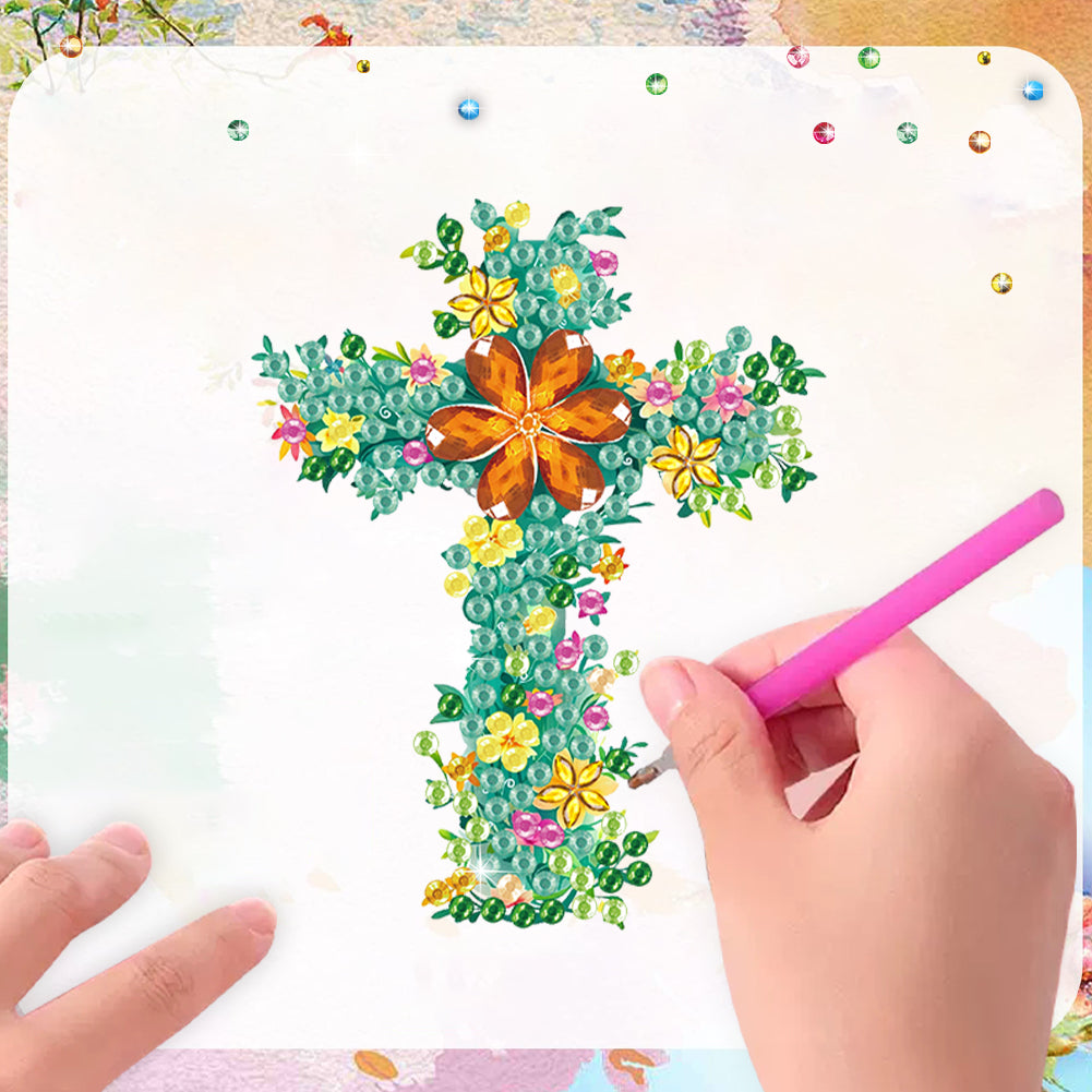 6Pcs Diamond Painting Refrigerator Magnets Diamond Art Kits for Adults Beginners