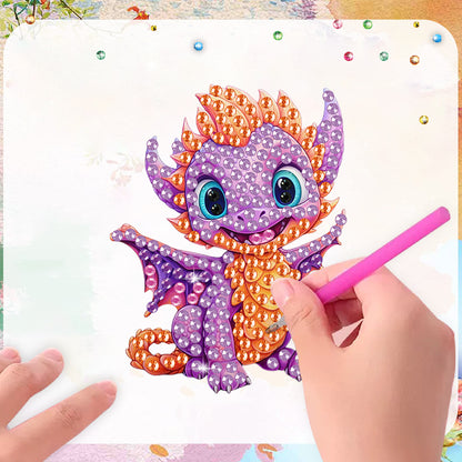 6Pcs Diamond Painting Refrigerator Magnets Diamond Art Kits for Adults Beginners