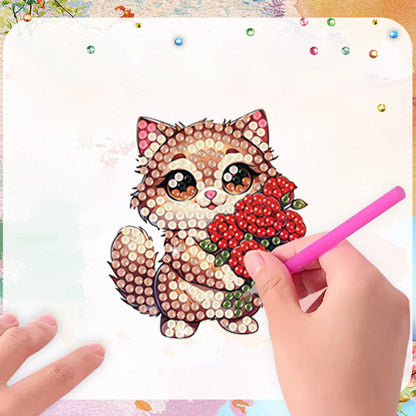 6Pcs Diamond Painting Refrigerator Magnets Diamond Art Kits for Adults Beginners