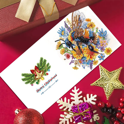 6pcs Diamond Painting Greeting Cards Handmade DIY Diamond Art Cards for Adults