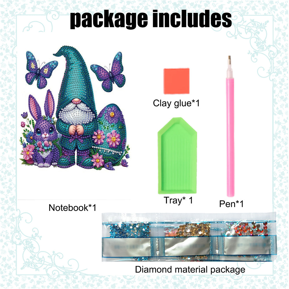 Snowman Special Shaped Diamond Painting Diary Book A5 Diamond Painting Notebooks