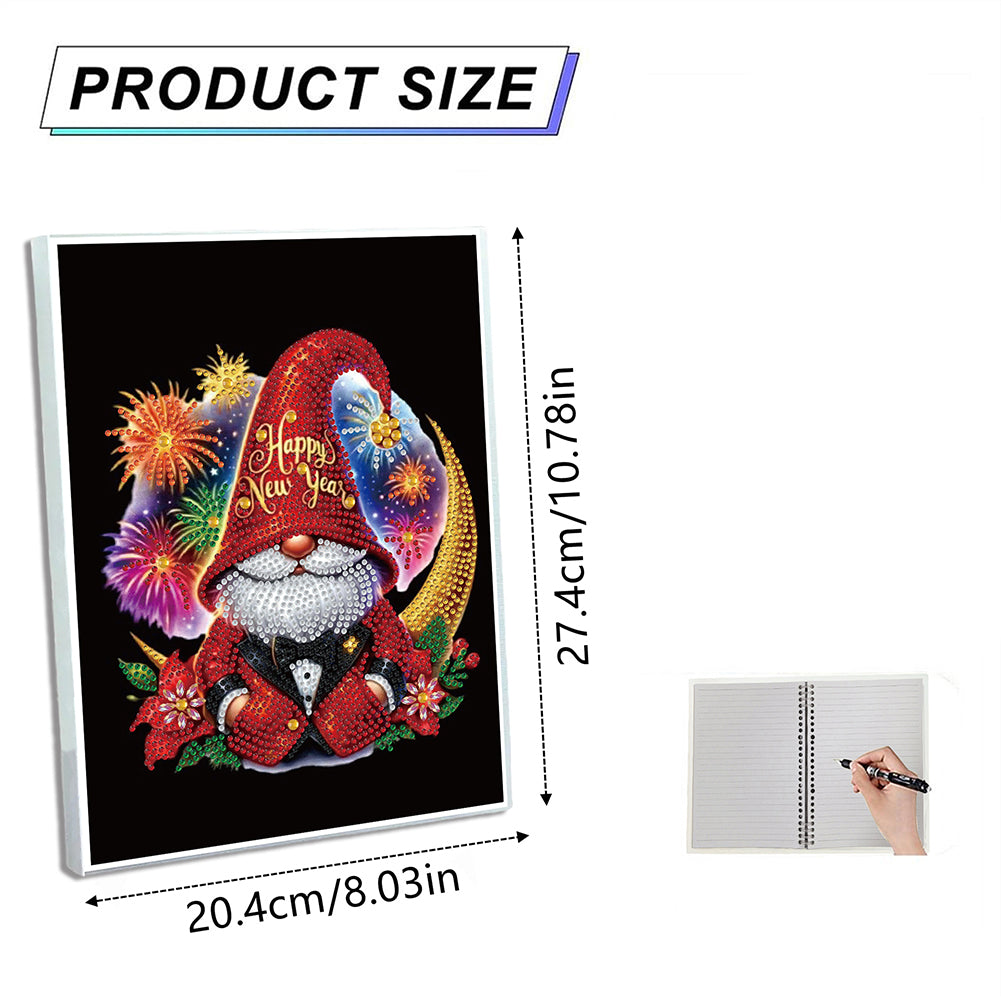 Snowman Special Shaped Diamond Painting Diary Book A5 Diamond Painting Notebooks
