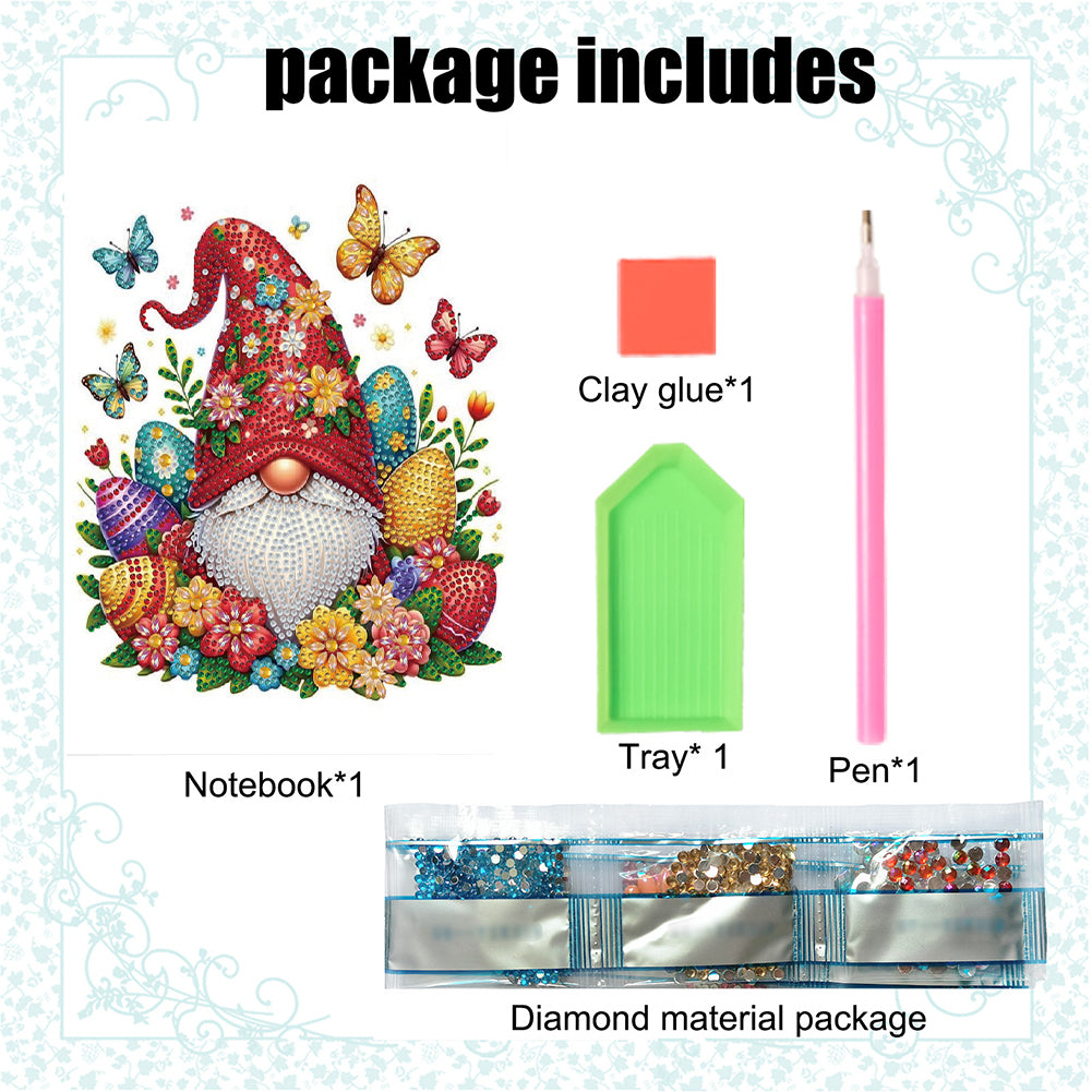 Snowman Special Shaped Diamond Painting Diary Book A5 Diamond Painting Notebooks
