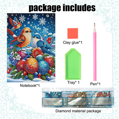 Snowman Special Shaped Diamond Painting Diary Book A5 Diamond Painting Notebooks