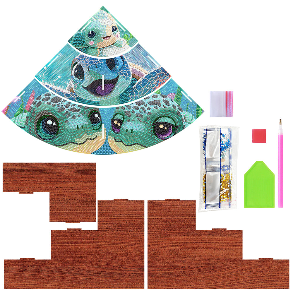 Wood Flowers Diamond Painting Organizer Rack Diamond Display Rack for Art Crafts