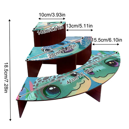 Wood Flowers Diamond Painting Organizer Rack Diamond Display Rack for Art Crafts
