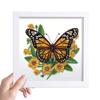 Butterfly - Special Shaped Drill Diamond Painting 18*18CM