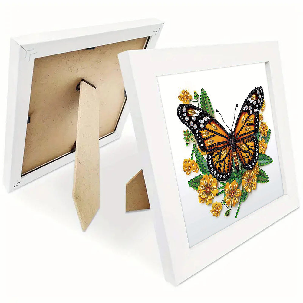 Butterfly - Special Shaped Drill Diamond Painting 18*18CM