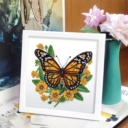 Butterfly - Special Shaped Drill Diamond Painting 18*18CM