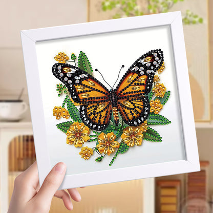 Butterfly - Special Shaped Drill Diamond Painting 18*18CM