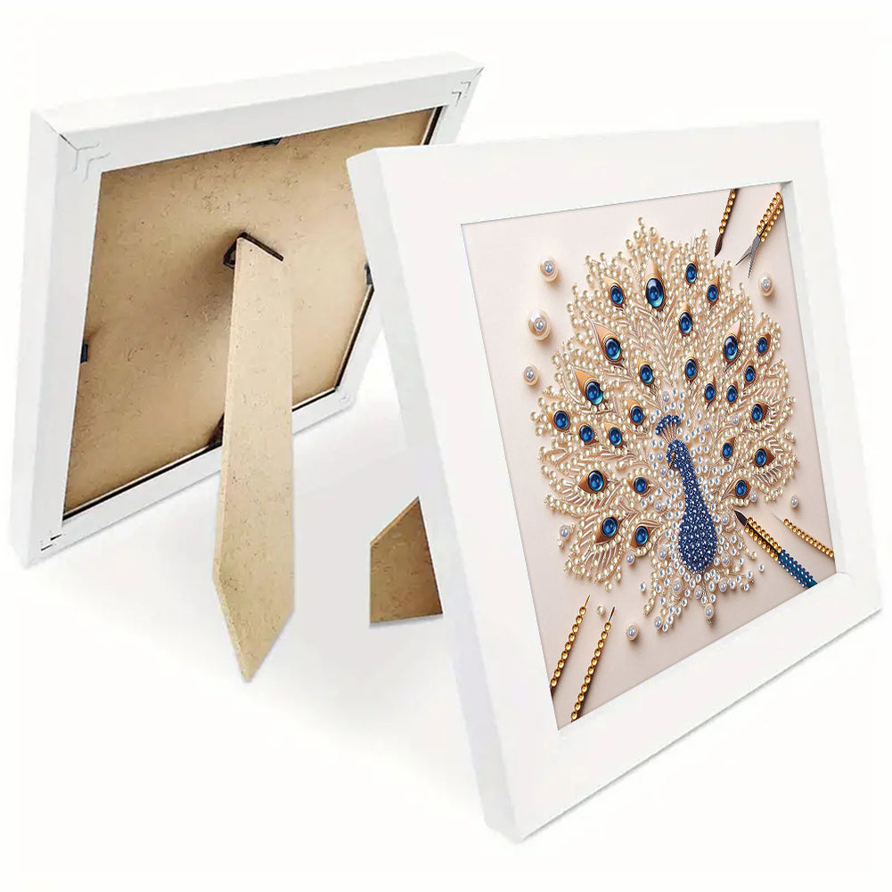 Peacock - Special Shaped Drill Diamond Painting 18*18CM