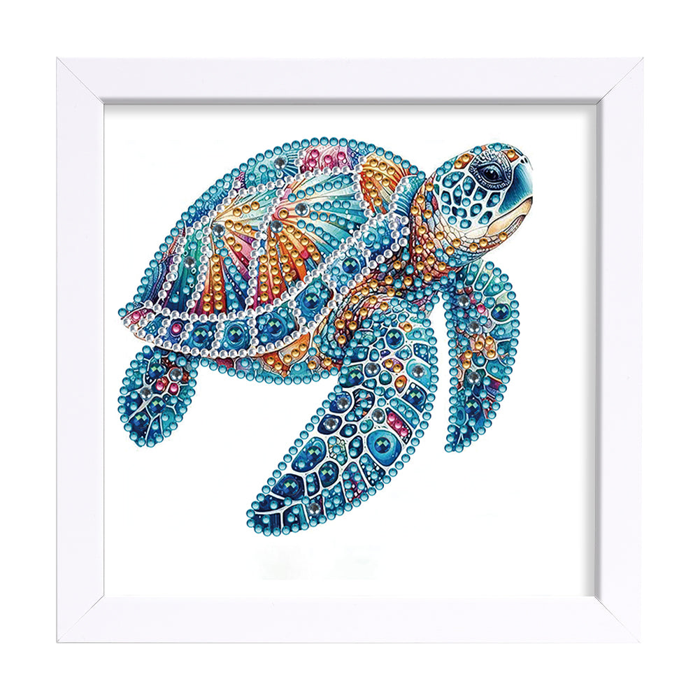 Sea Turtle - Special Shaped Drill Diamond Painting 18*18CM