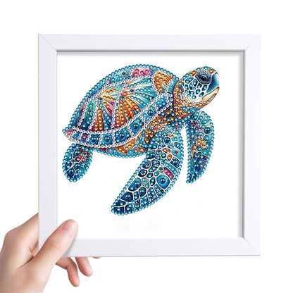 Sea Turtle - Special Shaped Drill Diamond Painting 18*18CM