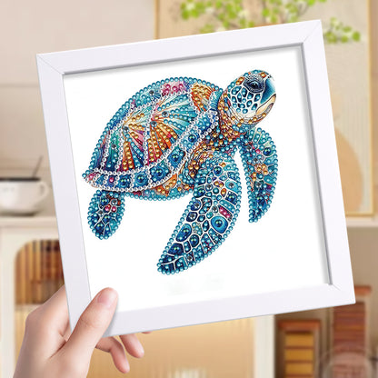 Sea Turtle - Special Shaped Drill Diamond Painting 18*18CM
