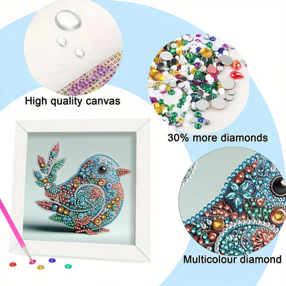 Little Bird - Special Shaped Drill Diamond Painting 18*18CM