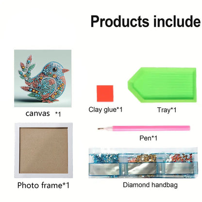 Little Bird - Special Shaped Drill Diamond Painting 18*18CM