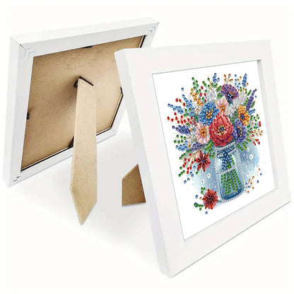 Vase - Special Shaped Drill Diamond Painting 18*18CM