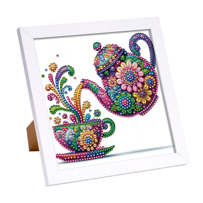 Mandala Teapot - Special Shaped Drill Diamond Painting 18*18CM