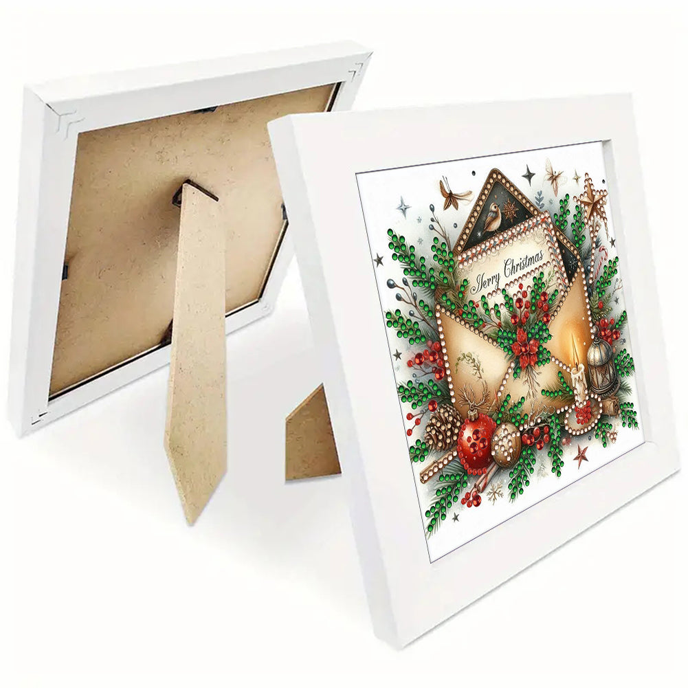 Christmas Letter - Special Shaped Drill Diamond Painting 18*18CM