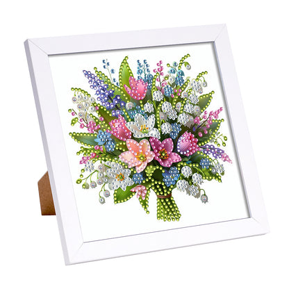 Bouquet - Special Shaped Drill Diamond Painting 18*18CM