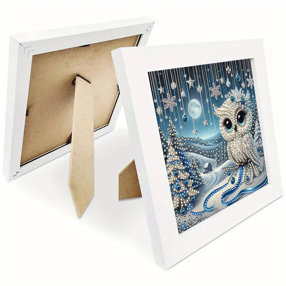 Owl - Special Shaped Drill Diamond Painting 18*18CM