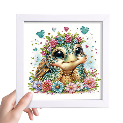 Sea Turtle - Special Shaped Drill Diamond Painting 18*18CM