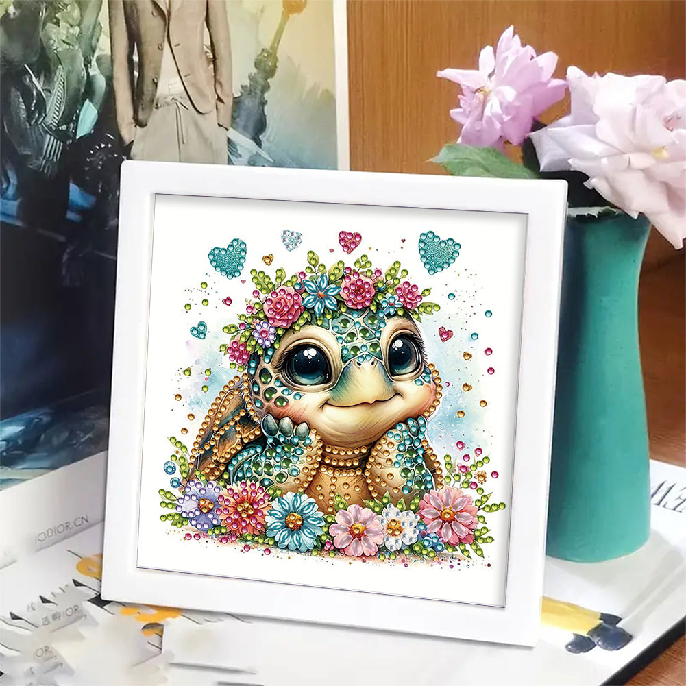 Sea Turtle - Special Shaped Drill Diamond Painting 18*18CM