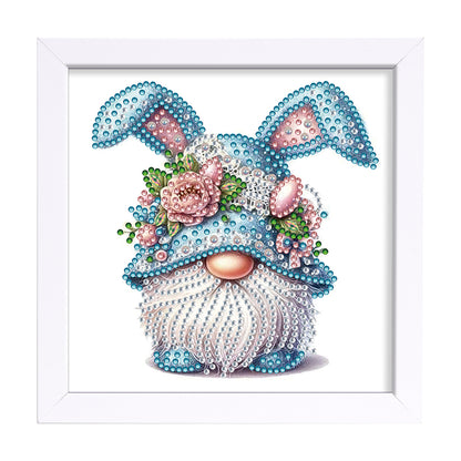 Bunny Ear Gnome - Special Shaped Drill Diamond Painting 18*18CM
