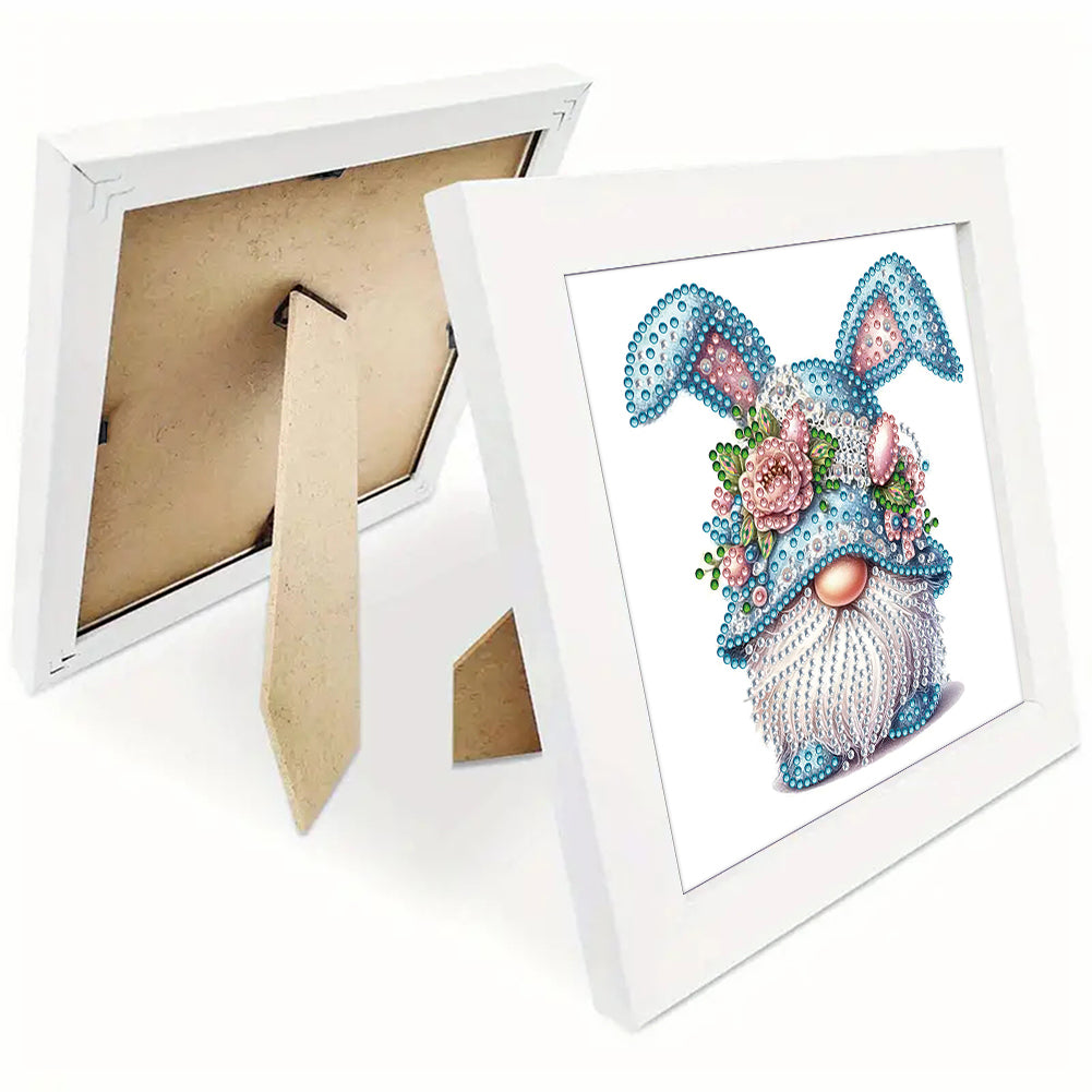 Bunny Ear Gnome - Special Shaped Drill Diamond Painting 18*18CM