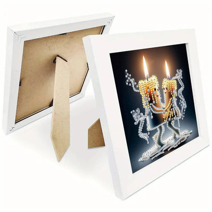 Anthropomorphic Candle - Special Shaped Drill Diamond Painting 18*18CM
