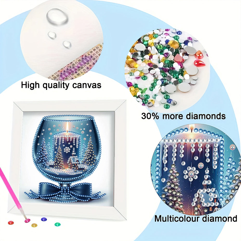 Cup Candle - Special Shaped Drill Diamond Painting 18*18CM