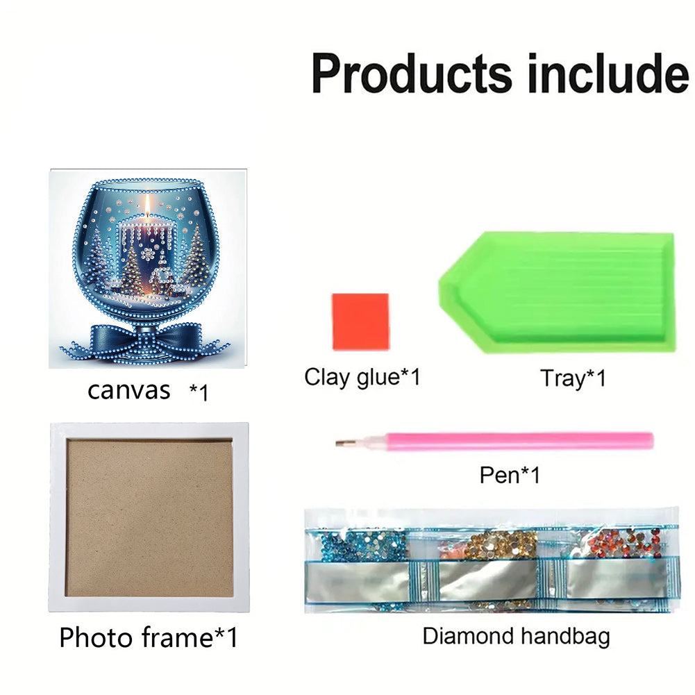 Cup Candle - Special Shaped Drill Diamond Painting 18*18CM