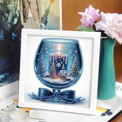 Cup Candle - Special Shaped Drill Diamond Painting 18*18CM