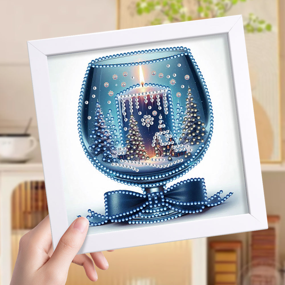 Cup Candle - Special Shaped Drill Diamond Painting 18*18CM