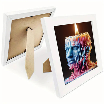 Candle - Special Shaped Drill Diamond Painting 18*18CM