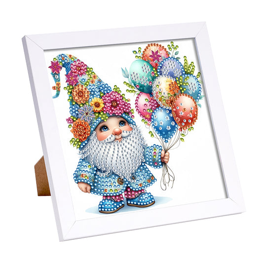 Balloon Gnome - Special Shaped Drill Diamond Painting 18*18CM