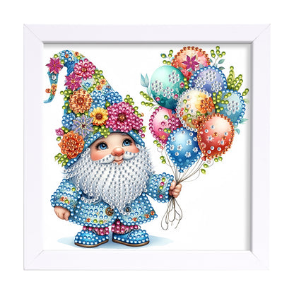 Balloon Gnome - Special Shaped Drill Diamond Painting 18*18CM