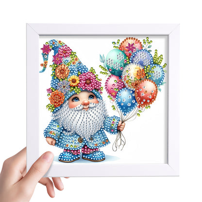 Balloon Gnome - Special Shaped Drill Diamond Painting 18*18CM