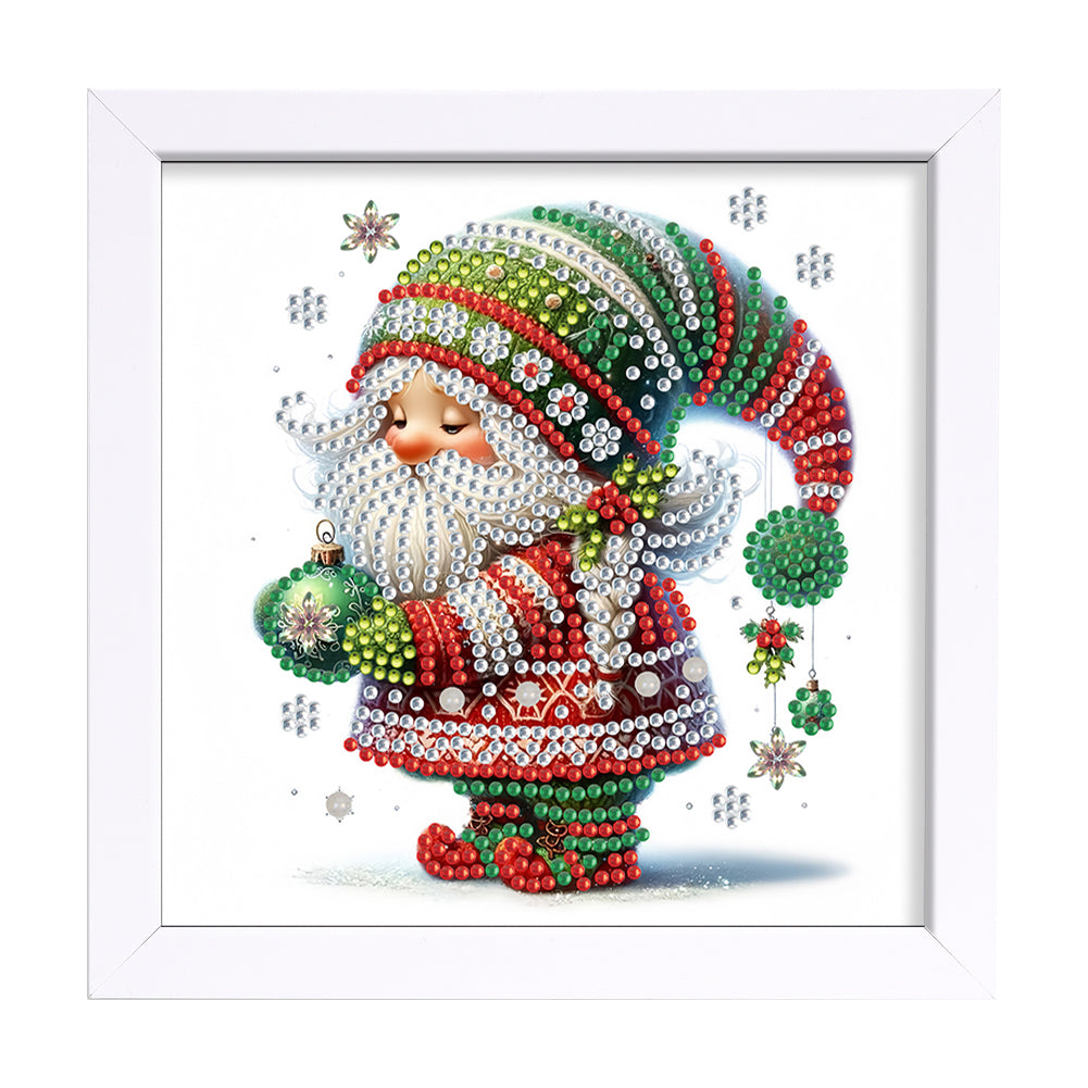 Christmas Gnome - Special Shaped Drill Diamond Painting 18*18CM
